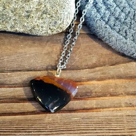 Indian Agate Pendant Necklace - Picture 4 of 7